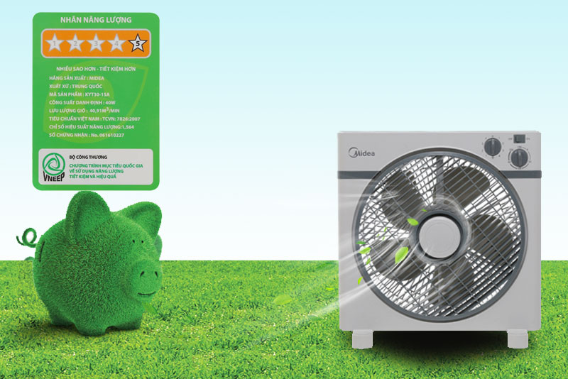 Quạt hộp Midea KYT30-15A