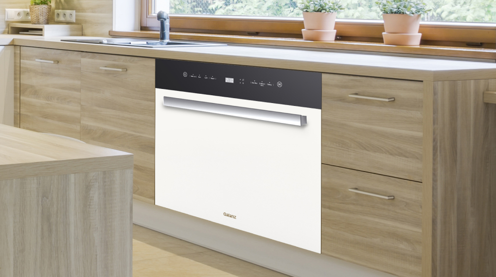 Máy rửa chén mini có sấy Galanz W8A2Q1-0E1(W) - Tổng quan thiết kế