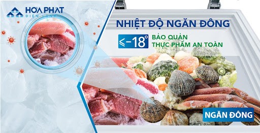 Tủ đông Hòa Phát 2 ngăn 2 cánh HCF 506S2N2