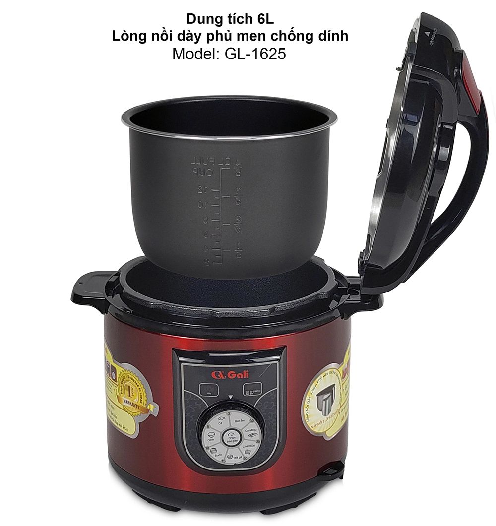 Nồi áp suất điện Gali GL-1625 - Hàng chính hãng