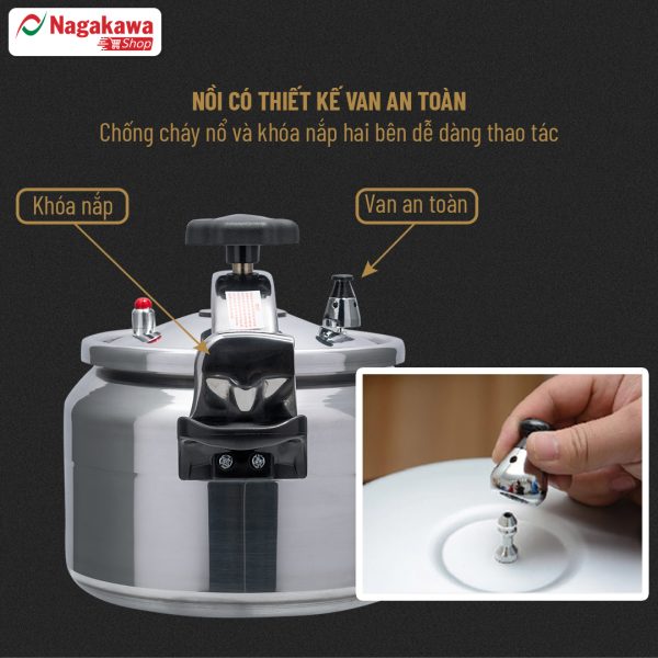 Nồi áp suất Nagakawa NAG1441 4