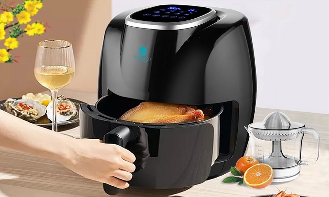 Nồi chiên không dầu Hawonkoo 4.5 lít AFH-045 - Lòng nồi chống dính