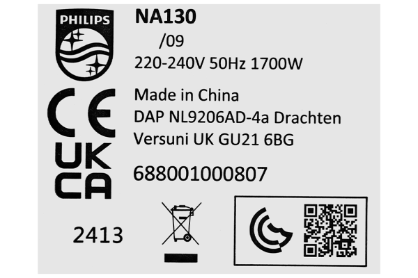 Nồi chiên không dầu Philips NA130/00 6.2 lít 7
