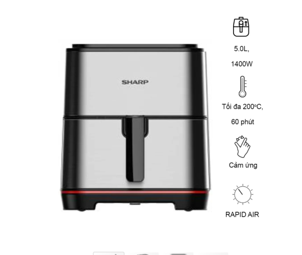 Nồi Chiên Không Dầu Sharp KF-AF50EV-ST 0