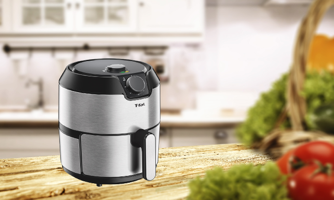 Nồi chiên không dầu Tefal 4.2 lít EY201D15 -Bảng điều khiển núm vặn