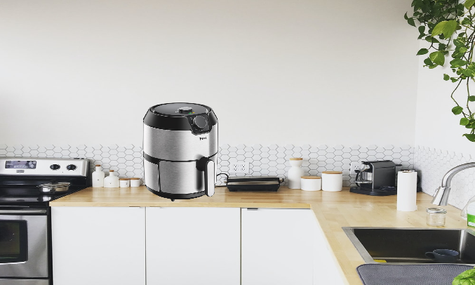 Nồi chiên không dầu Tefal 4.2 lít EY201D15 - Lòng nồi bằng thép không rỉ 