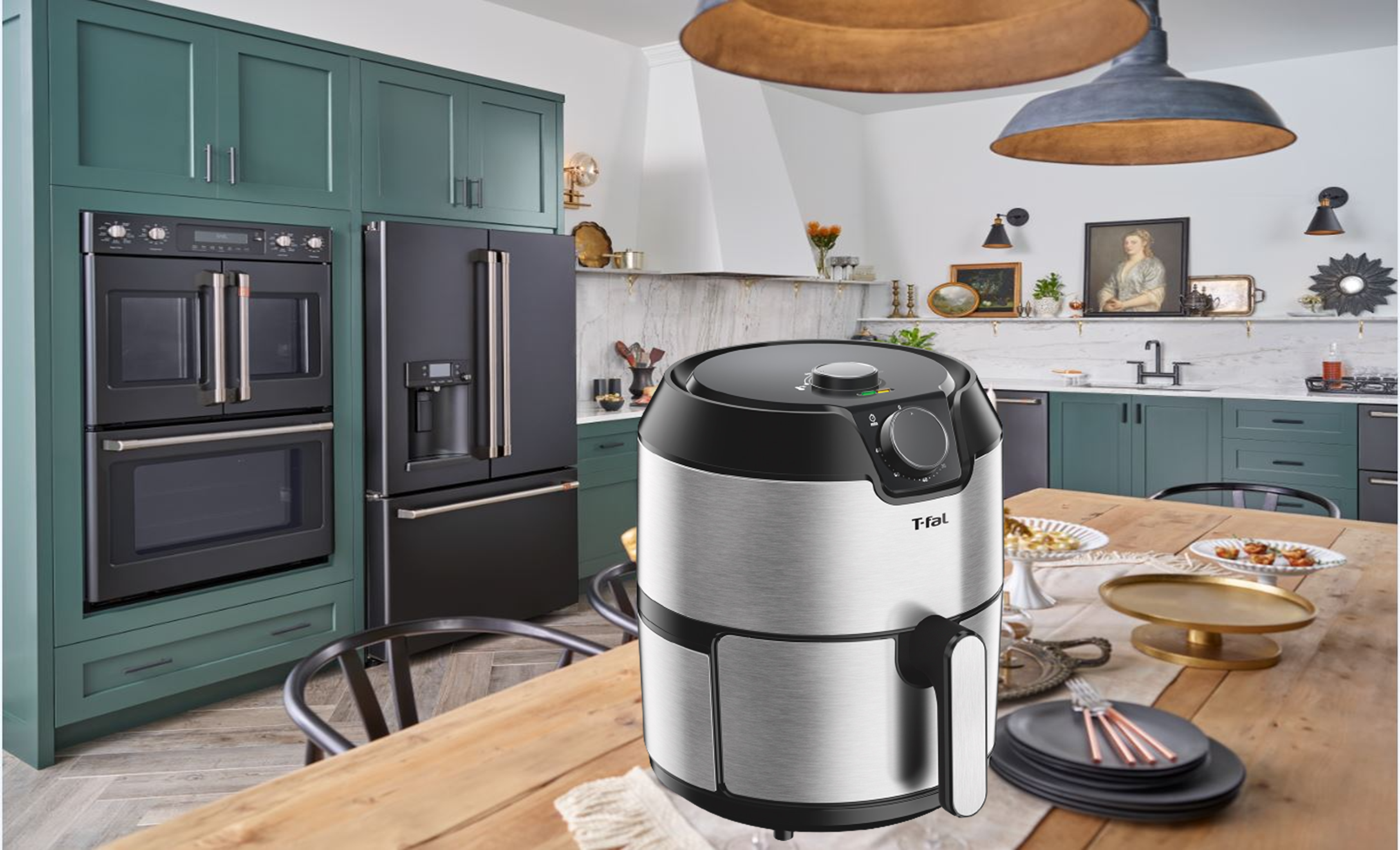 Nồi chiên không dầu Tefal 4.2 lít EY201D15 -Nấu đa dạng món