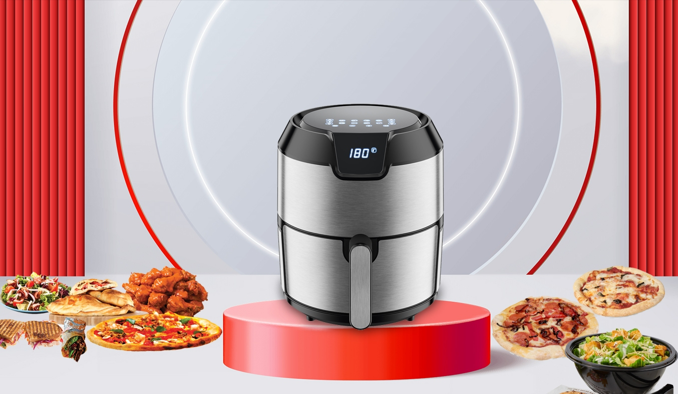 Nồi chiên không dầu Tefal 4.2 lít EY401D15 - Thiết kế độc đáo, chế biến các món chiên nhanh chóng