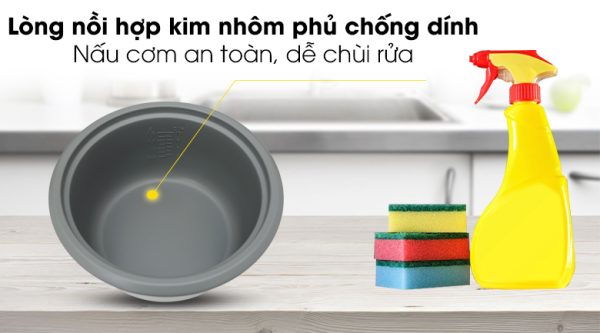 Nồi cơm nắp rời Sharp KSH-228SNV-SF 2.2 lít 5