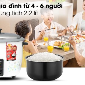 Nồi cơm nắp rời Sharp KSH-228SNV-SF 2.2 lít 6