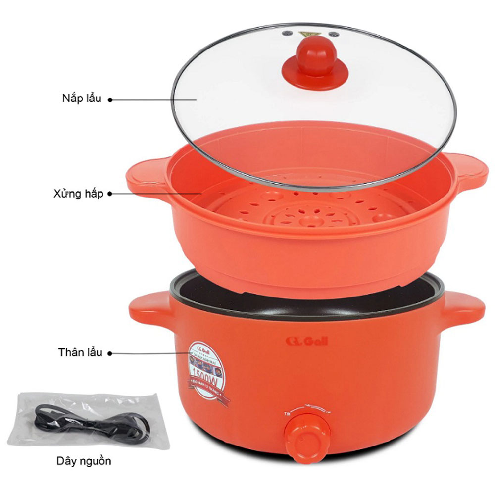 Nồi lẩu điện Gali GL-1209  - Hàng chính hãng