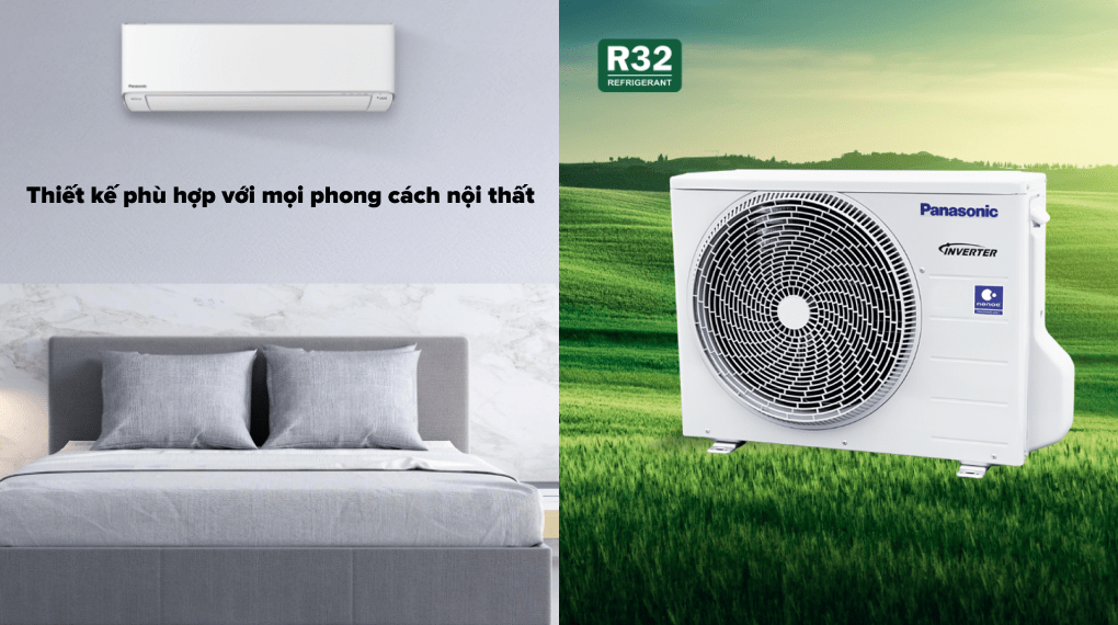 Máy lạnh Panasonic Inverter 1 HP CU/CS-XU9XKH-8 - Thiết kế của máy lạnh