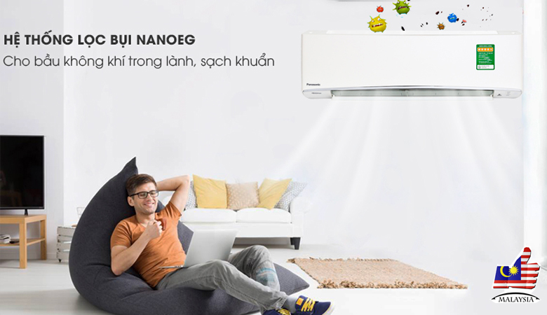 Panasonic nanoe-G diệt khuẩn, khử mùi