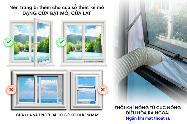 Phụ kiện điều hòa di động