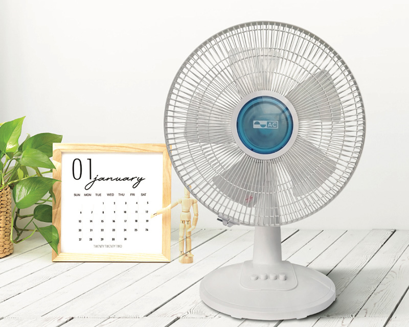 Quạt bàn AC ATF01A125-W/G có thiết kế hiện đại 