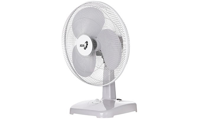 Quạt bàn Asia B16001 Xám chân đế chắc chắn