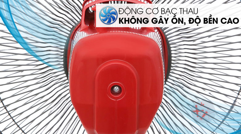 Động cơ bạc thau - Quạt bàn Mitsubishi D12-GV CY-RD đỏ đậm