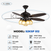 Quạt chùm đèn Klasse 52KSP 512 0