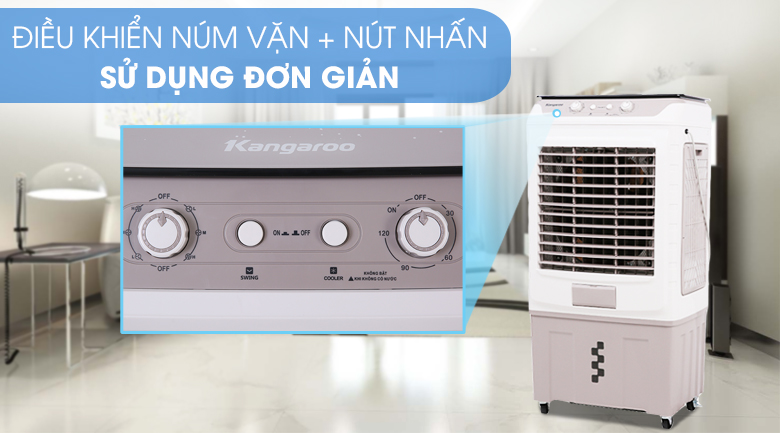 Bảng điều khiển - Quạt điều hòa Kangaroo KG50F72