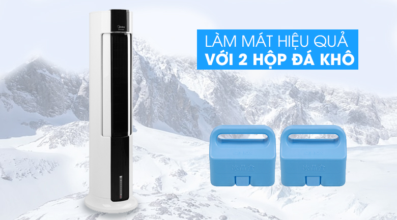 Đá khô - Quạt điều hòa Midea AC120-18AR
