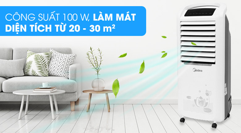 Công suât 100W - Quạt điều hòa Midea AC200-19WV