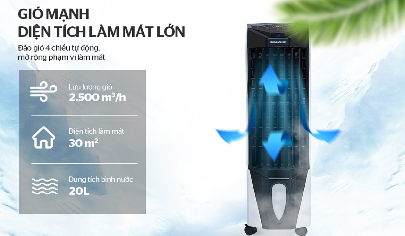Quạt điều hòa Sunhouse SHD7719