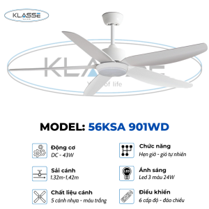Quạt một đèn Klasse 56KSA 901WD 0