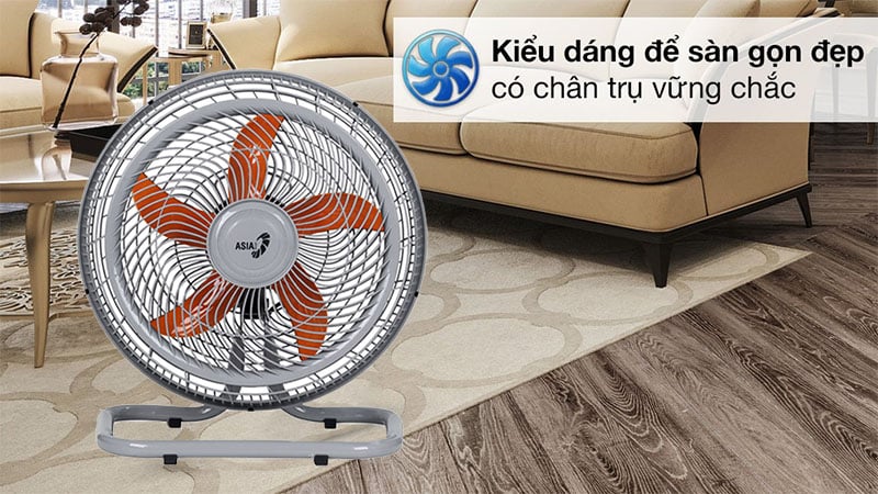 Quạt sàn chân quỳ Asia Turbo One VY616790 - Hàng chính hãng