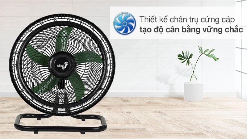 Quạt sàn chân quỳ Asia Turbo One VY616890 - Hàng chính hãng