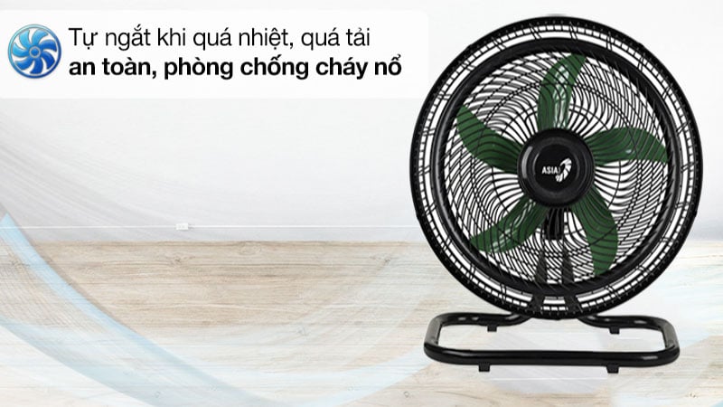 Quạt sàn chân quỳ Asia Turbo One VY616890 - Hàng chính hãng