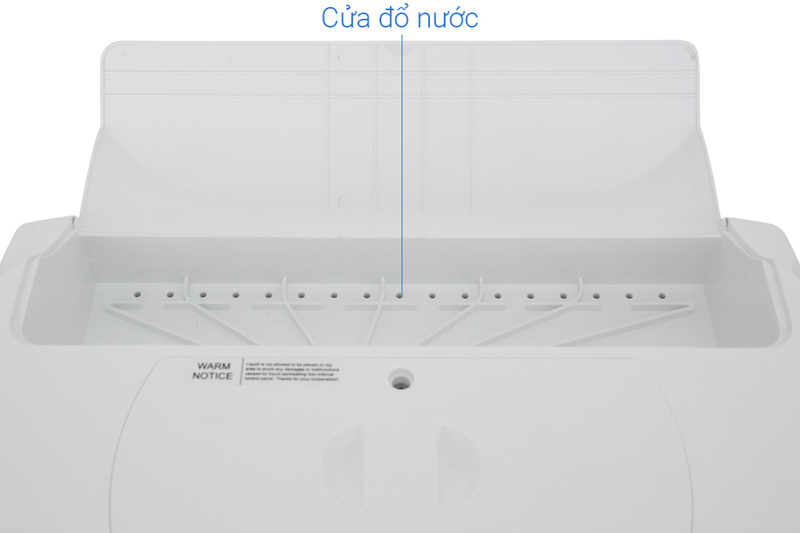 Cửa châm nước trên, khay đựng đá viên - Máy làm mát không khí Sunhouse SHD7756 KG