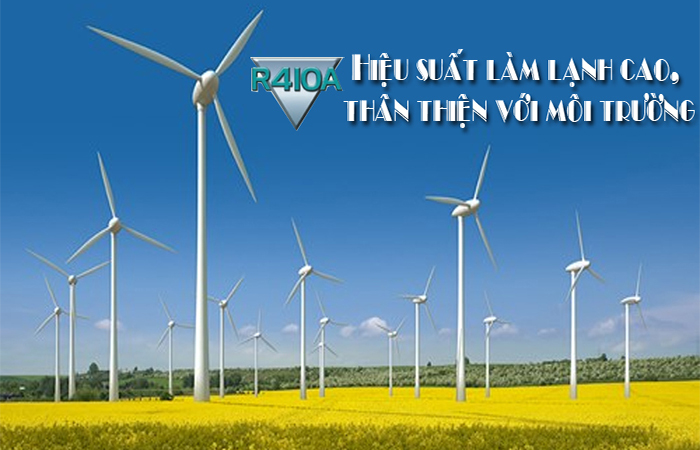 R410a có hiệu suất làm lạnh cao