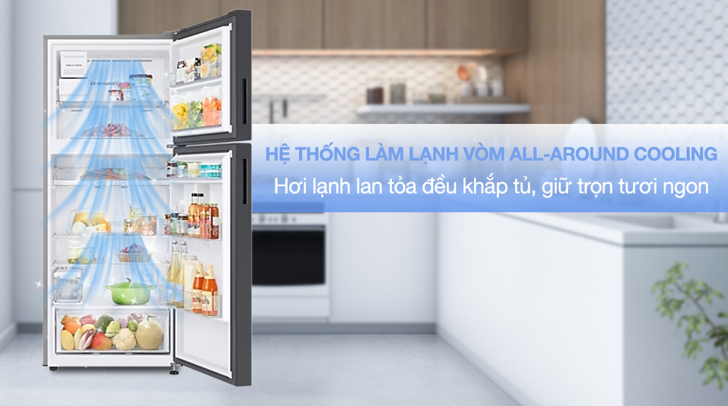 Tủ lạnh Samsung Inverter 385 lít Bespoke RT38CB668412SV - Làm lạnh vòm