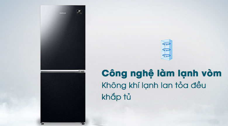 Tủ lạnh Samsung Inverter 280 lít RB27N4010BU/SV - Làm lạnh vòm