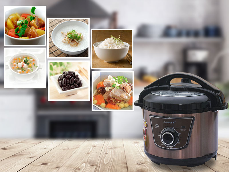 Nồi áp suất điện Sanaky SNK 54C 5 lít