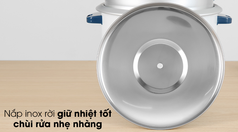Nồi cơm điện nắp rời Sharp 2.8 lít KSH-D28SV-CR - Nồi cơm nắp rời