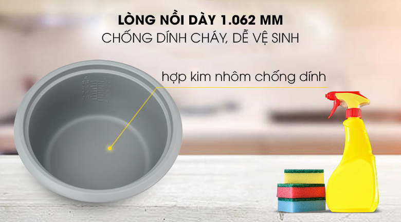 Lòng nồi - Nồi cơm nắp rời Sharp KSH-228SNV-SF 2.2 lít