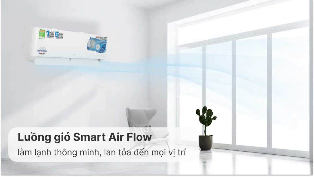 Máy lạnh TCL Inverter 2 HP TAC-18CSD/TPG11 - Cơ chế thổi gió