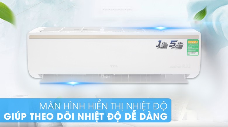 Máy lạnh TCL Inverter 1 HP TAC-10CSI/KE88N - Màn hình hiển thị nhiệt độ tiện lợi