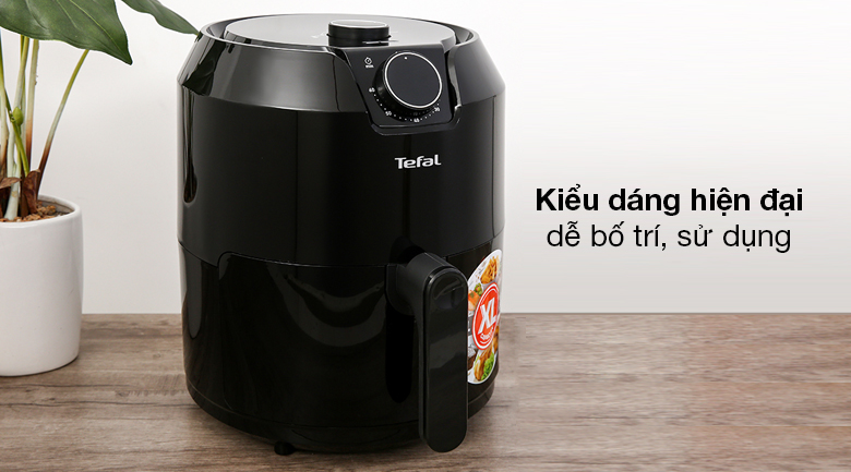 Nồi chiên không dầu Tefal EY201815 4.2 lít - Nồi chiên không dầu Tefal vỏ ngoài bằng thép không gỉ