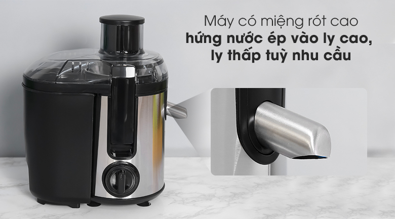 Máy ép trái cây Tefal ZE420D38 - Miệng rót