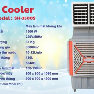 Thông số Máy làm mát air cooler 3500s 1