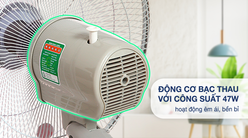 Quạt treo Senko T1680 - Động cơ