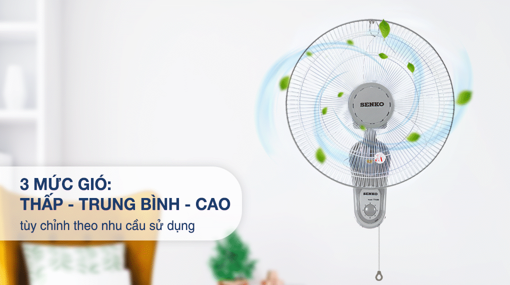 Quạt treo Senko T1680 - 3 mức gió