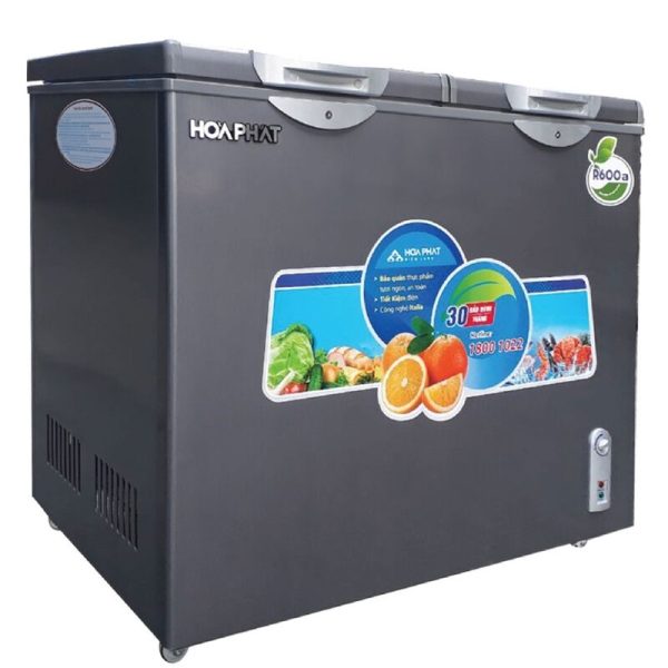 Tủ đông Hòa Phát HCF506S2Đ2SH, tủ mini 2 ngăn 205L dàn đồng 1