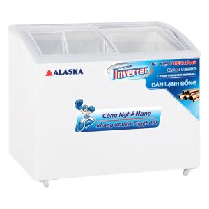 Tủ Đông Inverter Alaska KC-210CI 210 Lít Dàn Đồng 2 Kiếng Lùa 0