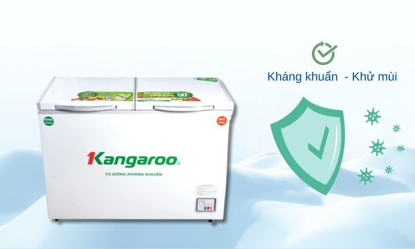 Tủ đông Kangaroo Inverter 252 lít KG400IC2 công nghệ nano bạc kháng khuẩn