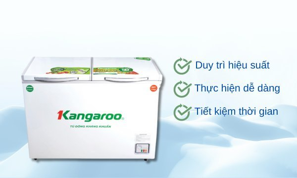 Tủ đông Kangaroo Inverter 252 lít KG400IC2 xả tuyết bán tự động