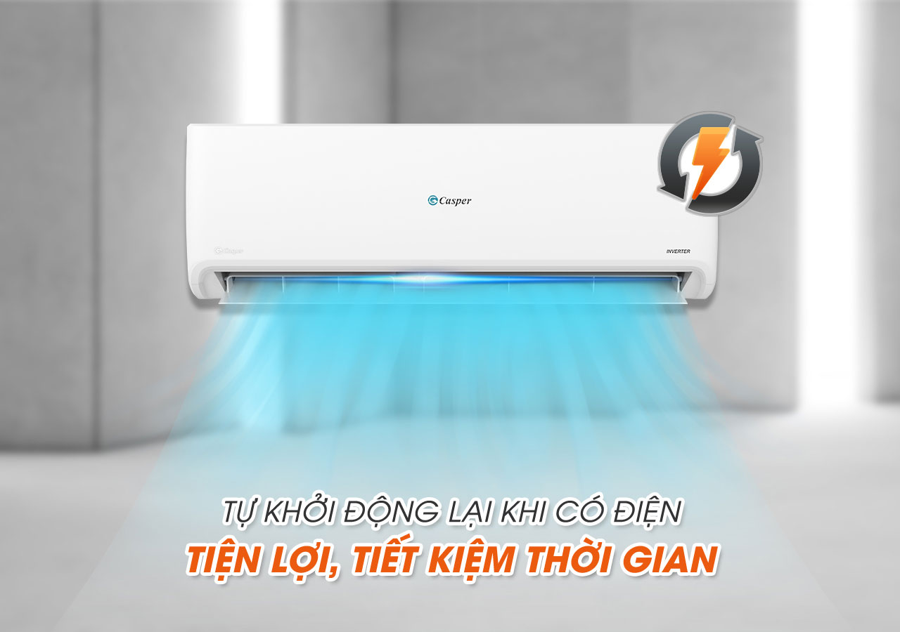 Máy lạnh Casper HC-24IA32 Inverter 2.5 HP (2.5 Ngựa)
