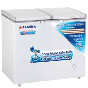 Tủ Đông/Mát ALASKA 250 Lít BCD-3068N (lồng nhôm) 0